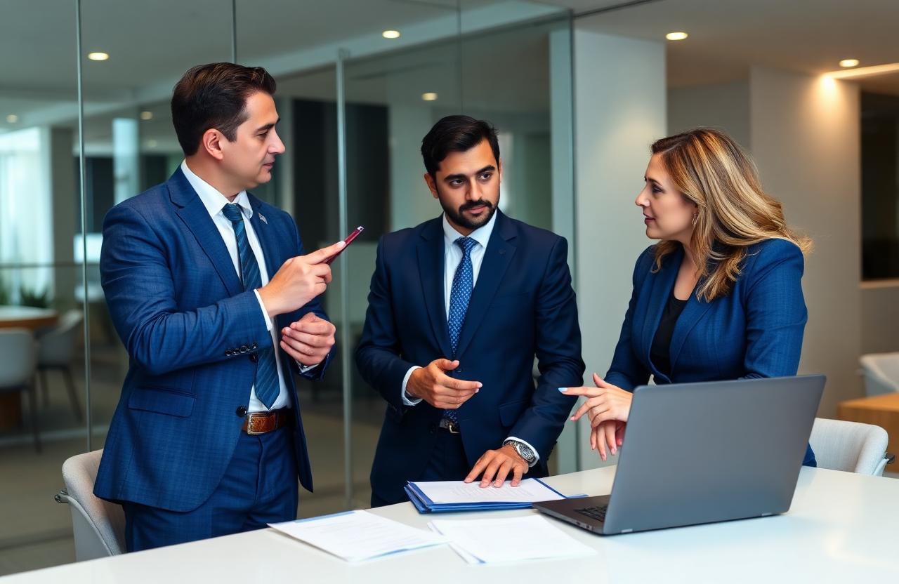 Sessão de consultoria regulatória BACEN com fundadores de fintech avaliando categoria de autorização