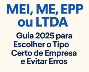 como escolher o tipo de empresa
